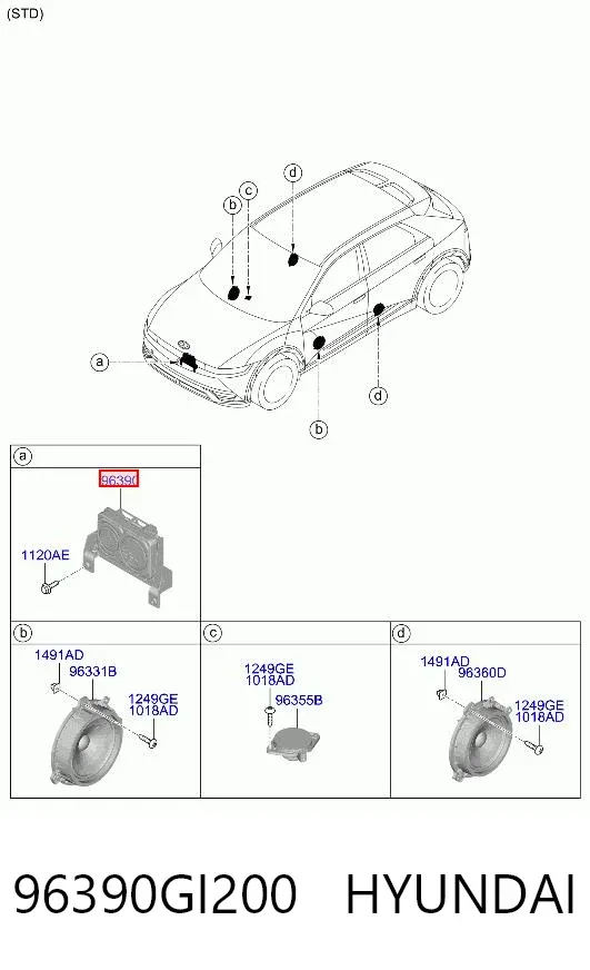  96390GI200 Hyundai/Kia