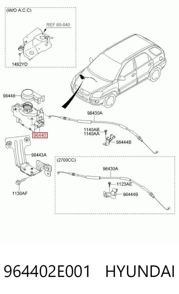  964402E001 Hyundai/Kia