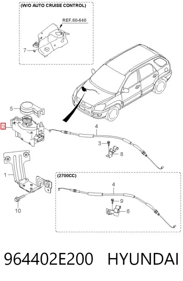  964402E200 Hyundai/Kia