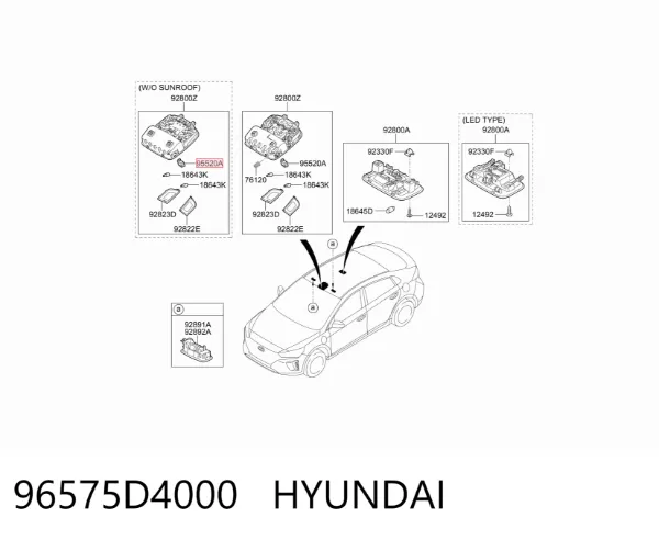  96575D4000 Hyundai/Kia