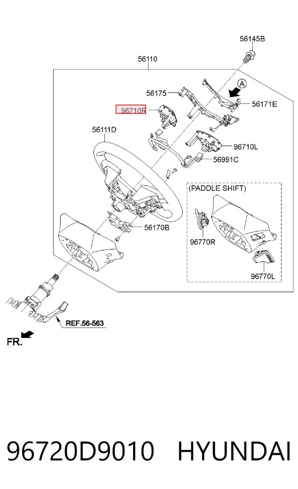  96720D9010 Hyundai/Kia