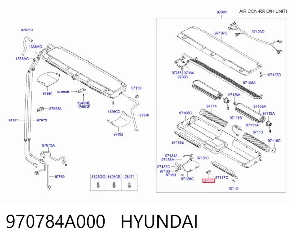  970784A000 Hyundai/Kia