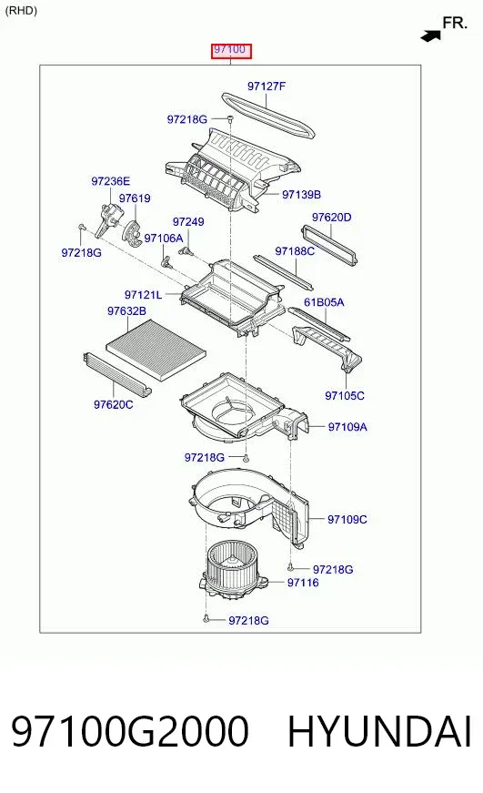  97100G2000 Hyundai/Kia