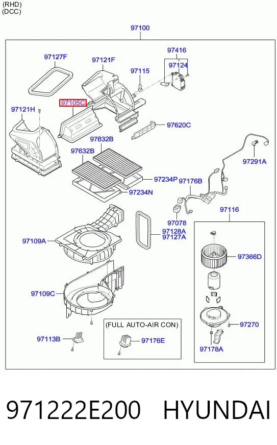  971222E200 Hyundai/Kia