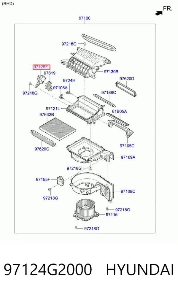  97124G2000 Hyundai/Kia