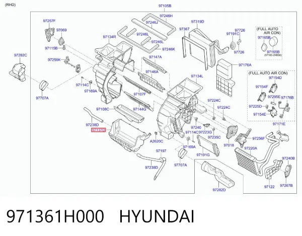  971361H000 Hyundai/Kia
