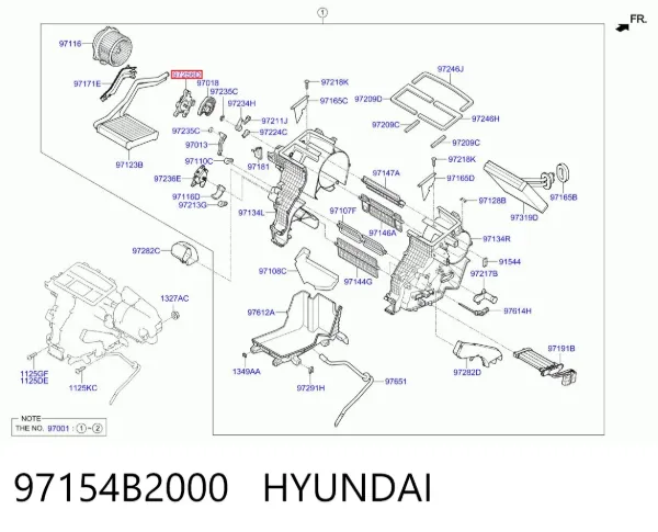  97154B2000 Hyundai/Kia
