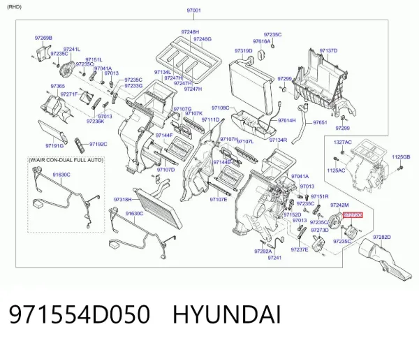  971554D050 Hyundai/Kia