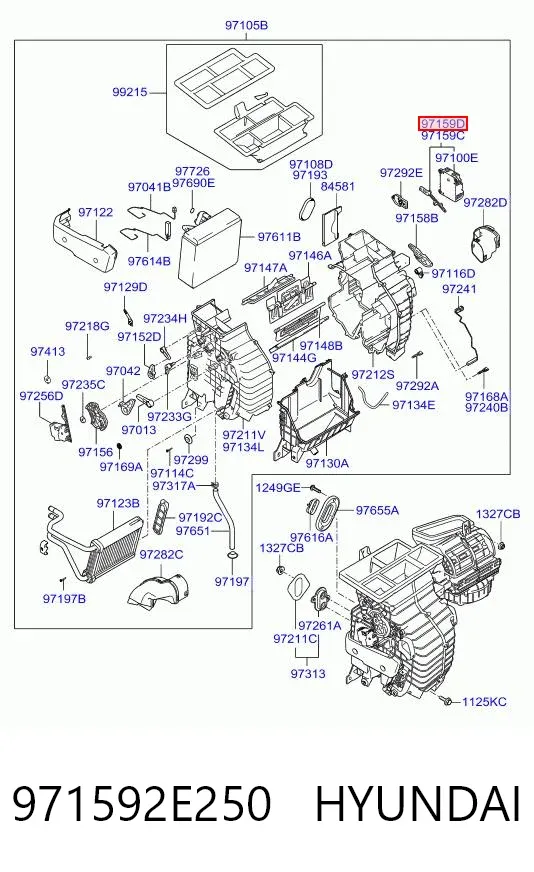 Привід заслінки печі HC971592E250 Mando
