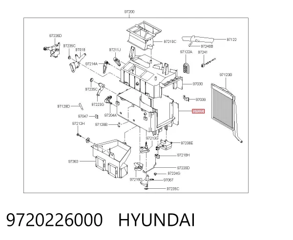  9720226000 Hyundai/Kia
