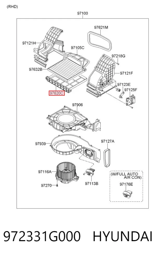  972331G000 Hyundai/Kia
