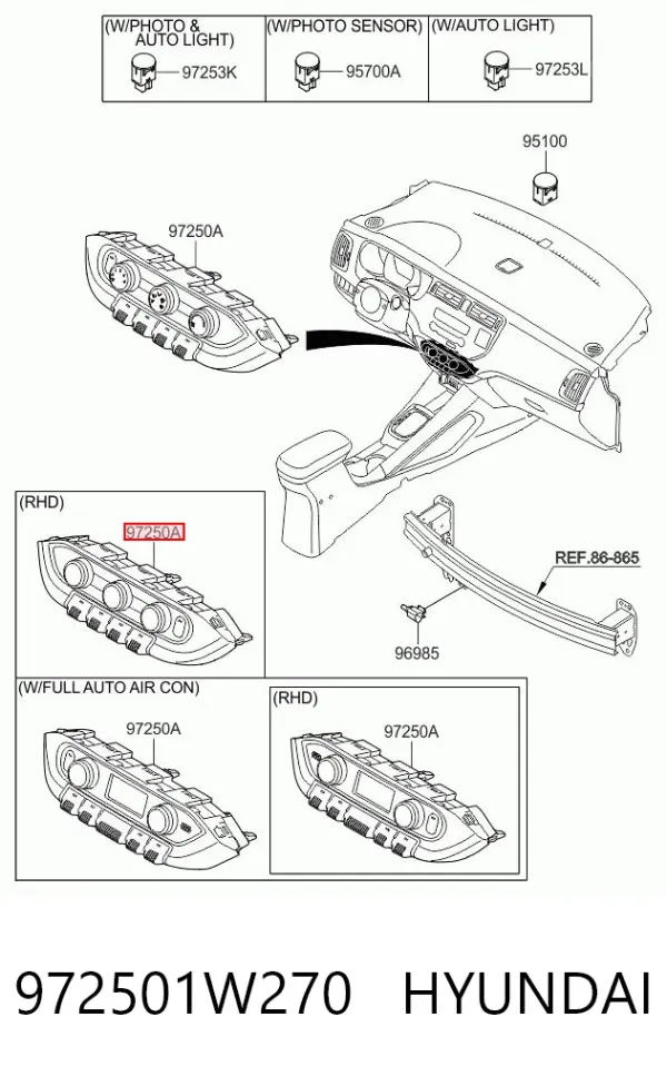  972501W270 Hyundai/Kia