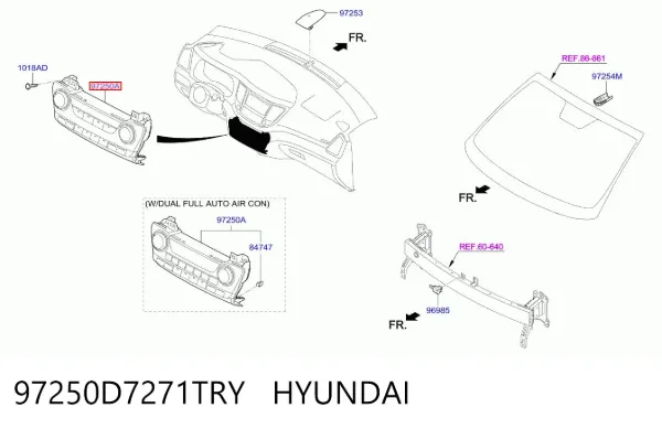 97250D7271TRY Hyundai/Kia