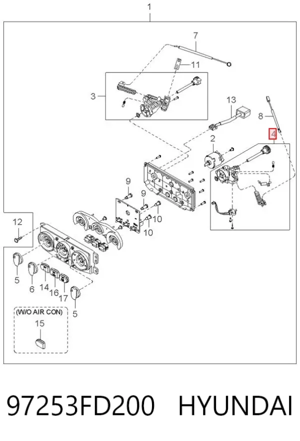  97253FD200 Hyundai/Kia