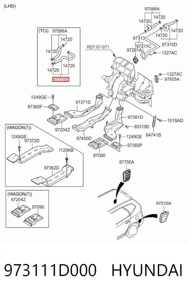 973111D000 Hyundai/Kia