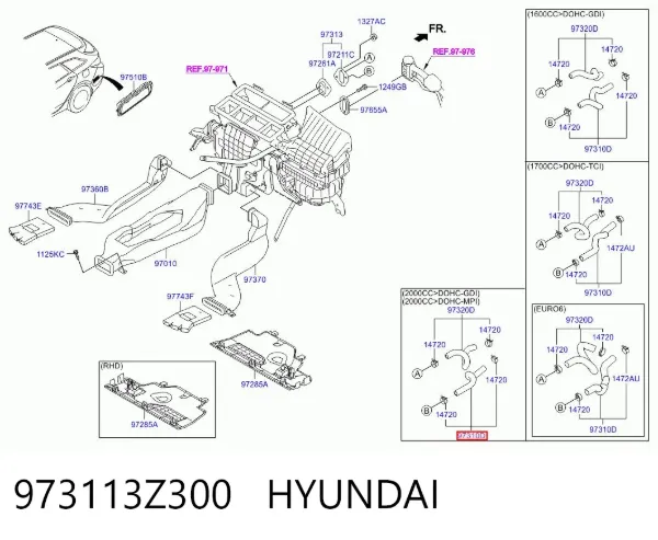  973113Z300 Hyundai/Kia