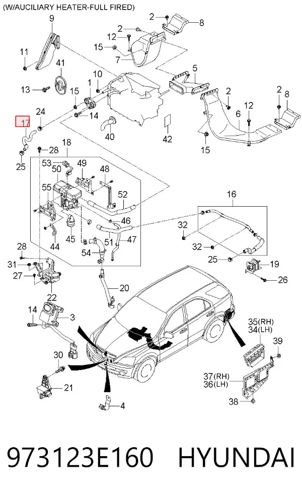  973123E160 Hyundai/Kia