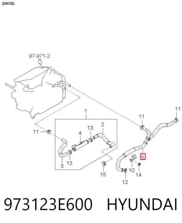  973123E600 Hyundai/Kia