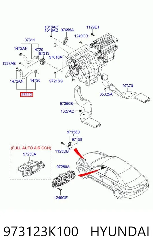  973123K100 Hyundai/Kia