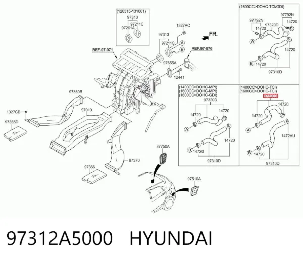  97312A5000 Hyundai/Kia