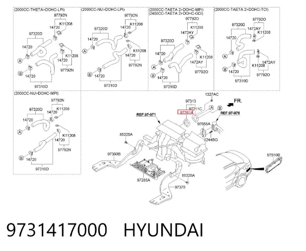  9731417000 Hyundai/Kia