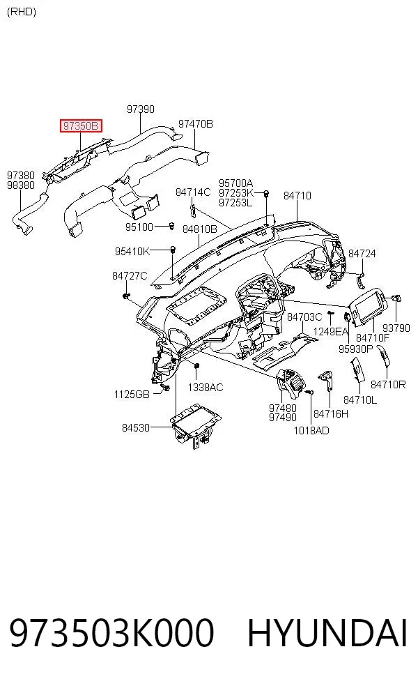  973503K000 Hyundai/Kia