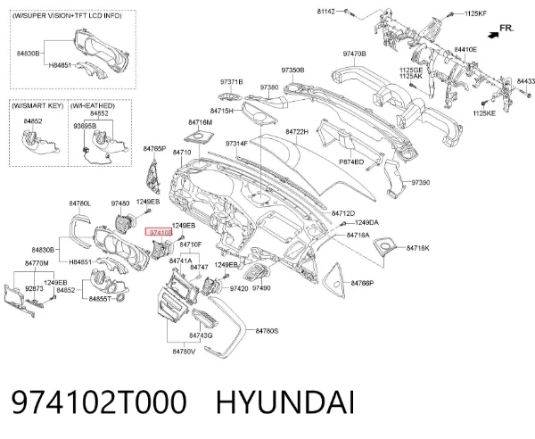  974102T000 Hyundai/Kia