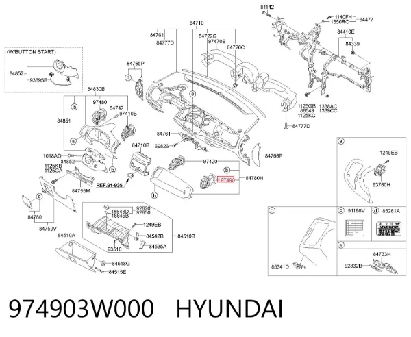  974903W000 Hyundai/Kia