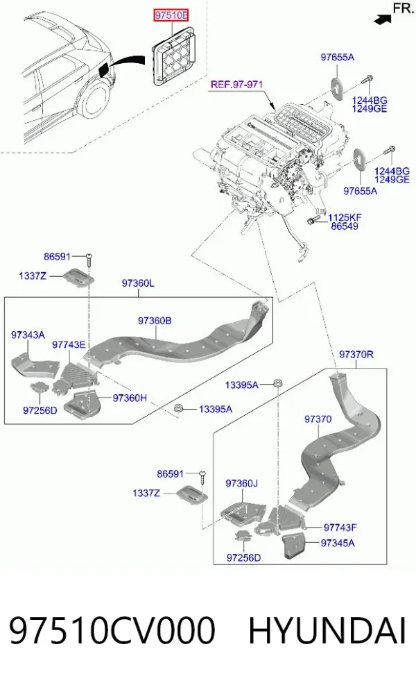  97510CV000 Hyundai/Kia