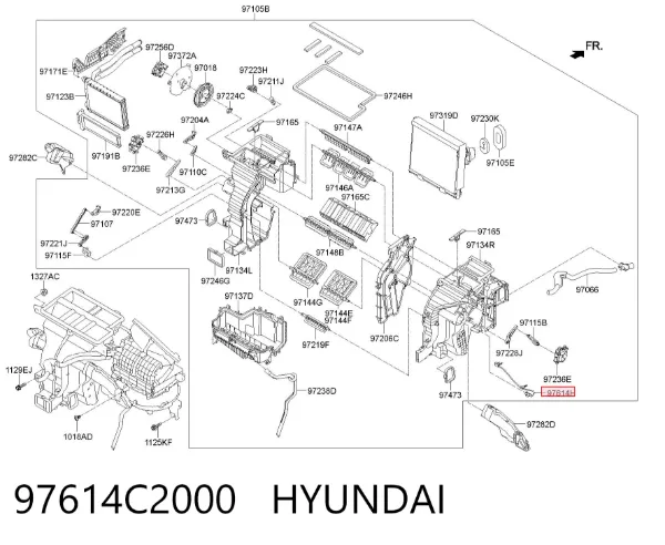  97614C2000 Hyundai/Kia
