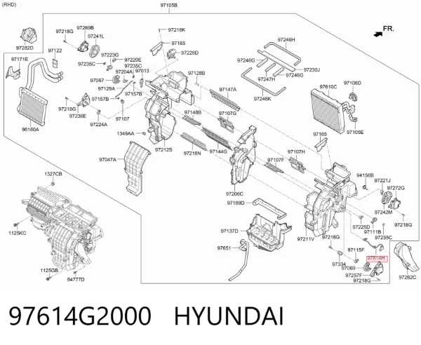  97614G2000 Hyundai/Kia