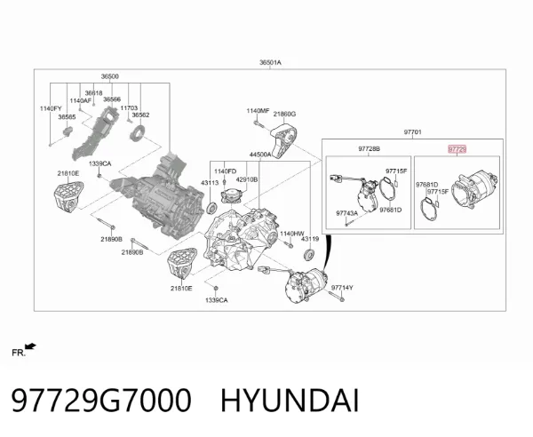  97729G7000 Hyundai/Kia