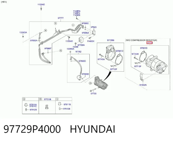  97729P4000 Hyundai/Kia
