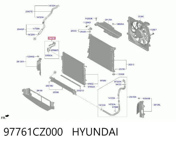  97761CZ000 Hyundai/Kia