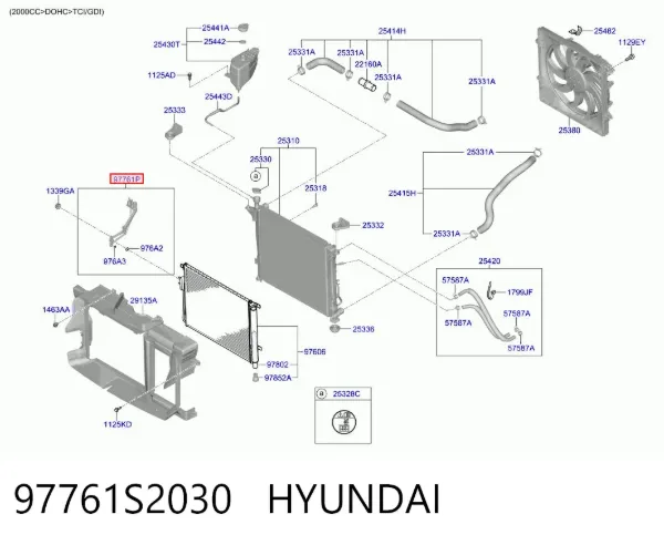  97761S2030 Hyundai/Kia