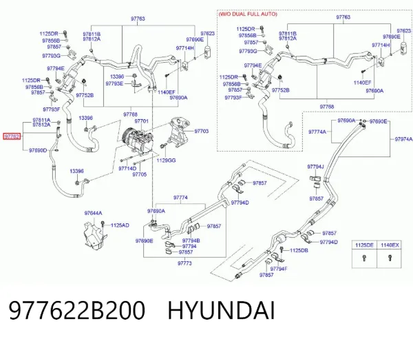  977622B200 Hyundai/Kia
