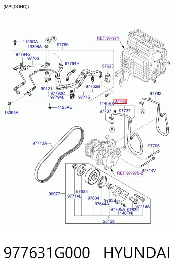  977631G000 Hyundai/Kia