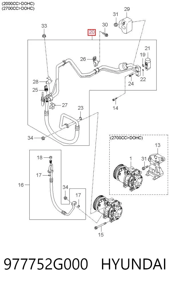  977752G000 Hyundai/Kia