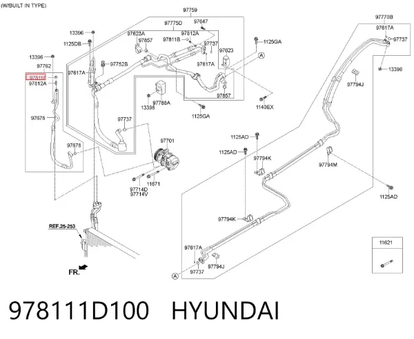  978111D100 Hyundai/Kia