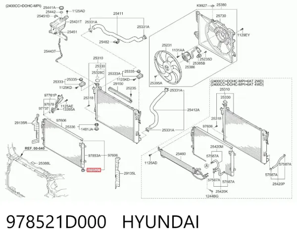  978521D000 Hyundai/Kia