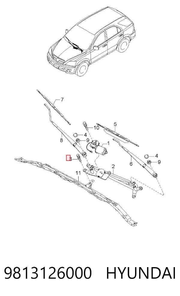  9813126000 Hyundai/Kia