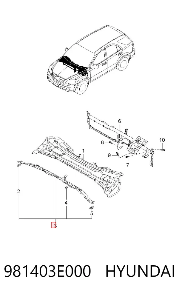  981403E000 Hyundai/Kia