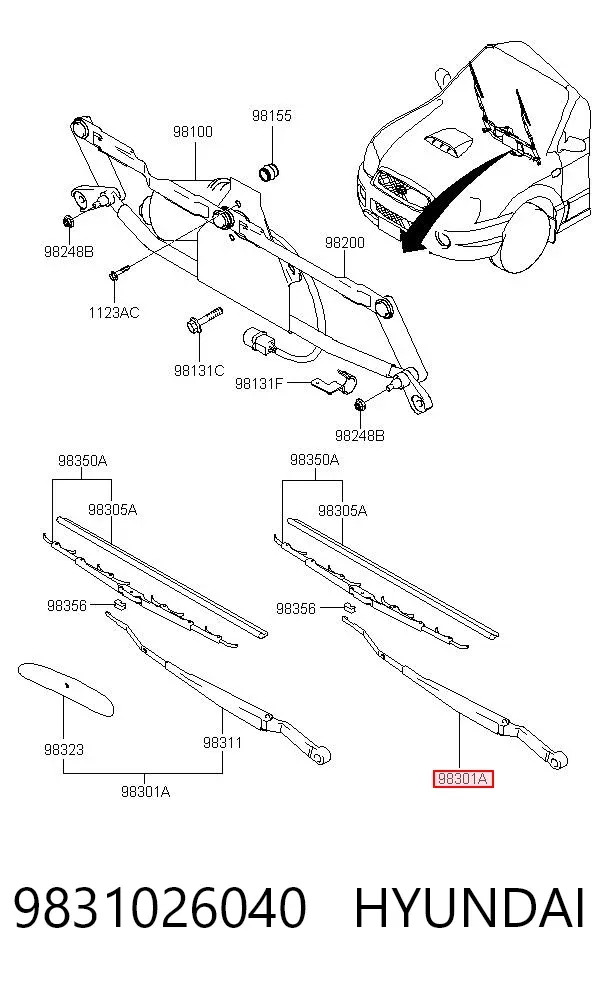  9831026040 Hyundai/Kia