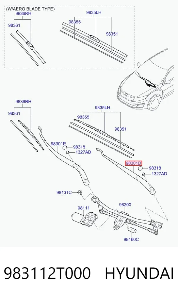  983112T000 Hyundai/Kia