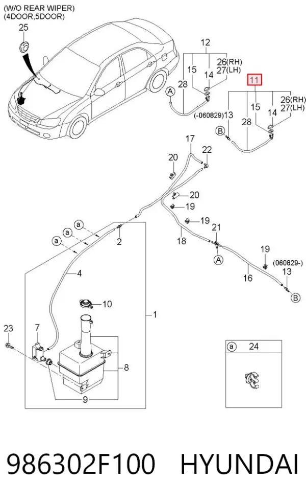  986302F100 Hyundai/Kia