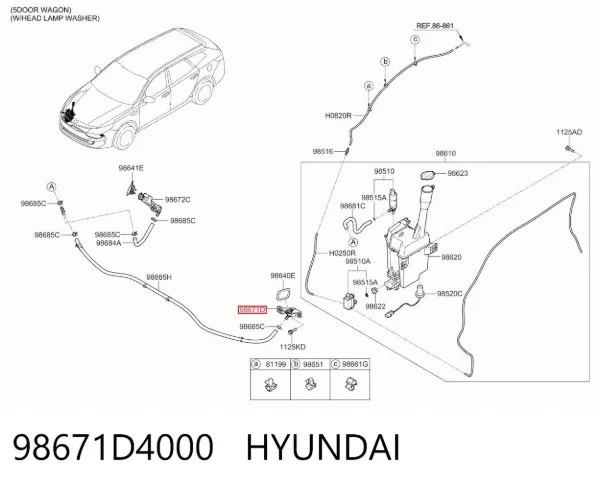  98671D4000 Hyundai/Kia