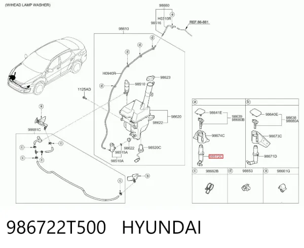  986722T500 Hyundai/Kia
