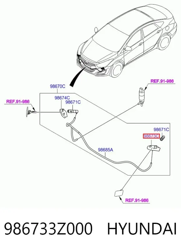  986733Z000 Hyundai/Kia