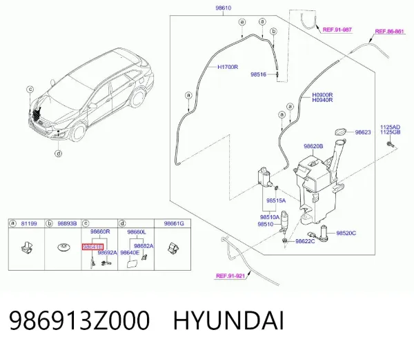  986913Z000 Hyundai/Kia