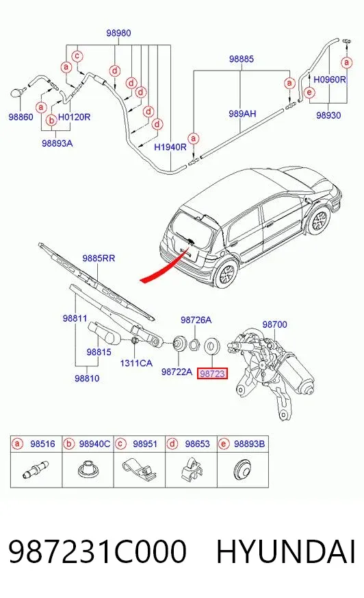  987231C000 Hyundai/Kia